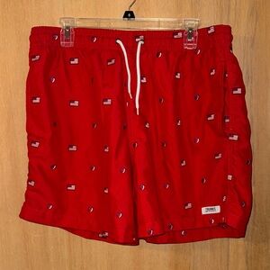 Trunks Surf & Swim Co. Patriotic Pattern Swim Trunks XL